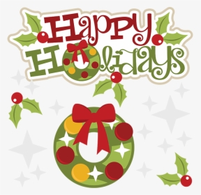 Holiday Potluck Clipart - Happy Holidays Clipart, HD Png Download, Transparent PNG