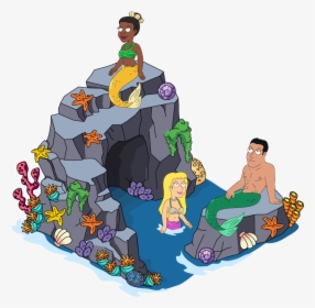 Fg Decoration Mermaidrock - Family Guy Lois Mermaid, HD Png Download, Transparent PNG