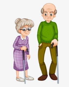 Grandfather Transparent - Grandfather And Grandmother Clipart, HD Png Download, Transparent PNG