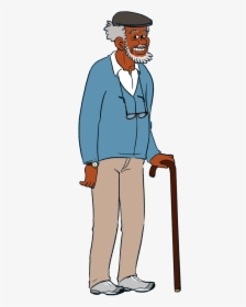 Grandfather Clipart Grandad - Cartoon, HD Png Download, Transparent PNG