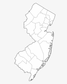 New Jersey With Counties, HD Png Download, Transparent PNG
