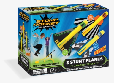 Sr Stunt Plane Front - Stomp Rocket Stunt Planes, HD Png Download, Transparent PNG