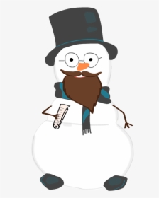 #snowman #snowmen #grandpa #grandfather #christmas - Cartoon, HD Png Download, Transparent PNG