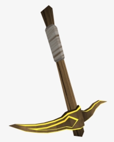 Gilded Bronze Pickaxe - Video Game, HD Png Download, Transparent PNG