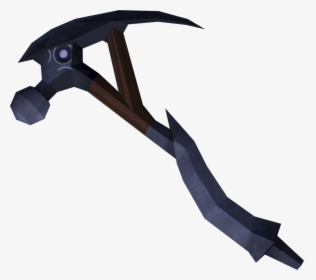 The Mithril Pickaxe Is A Pickaxe Stronger Than The - Mithril Pickaxe Runescape, HD Png Download, Transparent PNG