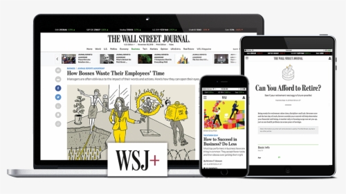 Transparent Wall Street Journal Logo Png - Wall Street Journal Online, Png Download, Transparent PNG