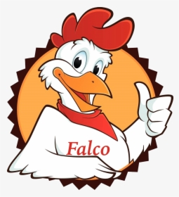 Falco - Cartoon Fried Chicken Png, Transparent Png, Transparent PNG