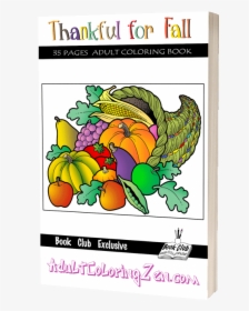 Thankful For Fall Coloring Book - Fruit, HD Png Download, Transparent PNG