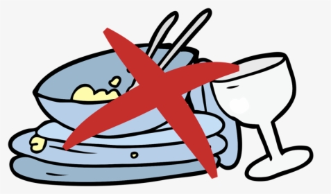 No Dirty Dishes Sign, HD Png Download, Transparent PNG
