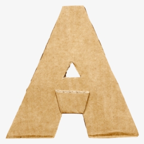 Cardboard Cut Font - Cardboard Letter Png, Transparent Png, Transparent PNG