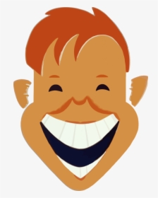 Laughing Man Png -boy,comic - Boy Laughing Clip Art, Transparent Png, Transparent PNG