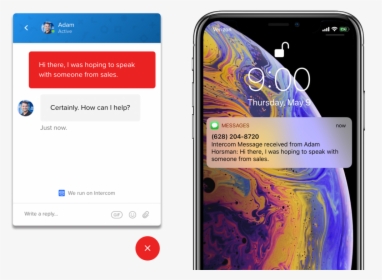 Intercom Text Messaging - Iphone Xs Max Backgrounds, HD Png Download, Transparent PNG