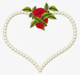 Heart Pearl Frame, HD Png Download, Transparent PNG