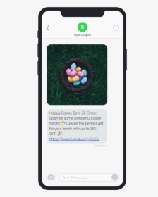Smsbump Sms Marketing Easter 2019 Campaign Example - Sms Message Marketing Examples, HD Png Download, Transparent PNG