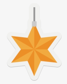Vector Christmas Star Sticker Png Download - Mirage Iii Israeli Air Force, Transparent Png, Transparent PNG