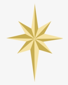 Svg Star Christmas - Gold Christmas Star Clipart, HD Png Download, Transparent PNG