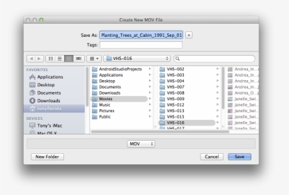 Mpeg Streamclip Save Dialog - Capture One User Styles Folder, HD Png Download, Transparent PNG