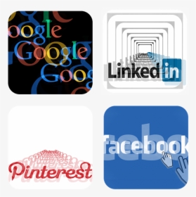 Social Media, Google, Linked In, Pinterest, Facebook - Pinterest, HD Png Download, Transparent PNG