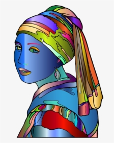 Girl With Pearl Earring By Gimpworkshop Surreal, HD Png Download, Transparent PNG