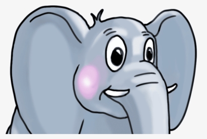 Elephant Head Clipart - Hewan Kartun Png, Transparent Png, Transparent PNG