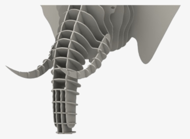 Faux Elephant Head Wild Makecnccom - Quebra Cabeça De Elefante 3d, HD Png Download, Transparent PNG