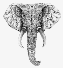 #elephant #ganesh #god #tattoo #inked - Elephant Face Tattoo Design, HD Png Download, Transparent PNG