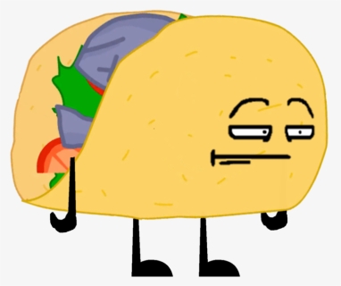 Bfdi Taco Pose - Cartoon Taco Royalty Free, HD Png Download, Transparent PNG