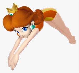 Diver Clipart Olympic Diver - Princess Daisy Mario And Sonic At The Olympic Games, HD Png Download, Transparent PNG