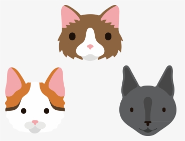 Whiskers Clipart Nose - Cat Avatars, HD Png Download, Transparent PNG