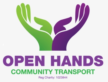 Purple And Green Hands Logo, HD Png Download, Transparent PNG