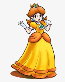 Happy - Princess Daisy Mario And Luigi, HD Png Download, Transparent PNG