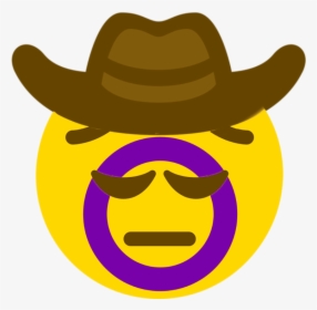 Image - Sad Cowboy Emoji Png, Transparent Png, Transparent PNG