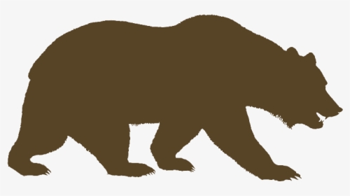 University Of California, Berkeley American Black Bear - California Flag Bear Silhouette, HD Png Download, Transparent PNG
