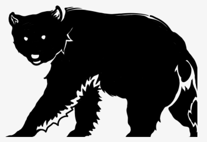 Grateful California Bear Line Drawing Bear - Illustration, HD Png Download, Transparent PNG