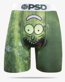 Psd Green Rick And Morty Pickle Rick Boxer Briefs - Rick And Morty Pickle Rick, HD Png Download, Transparent PNG