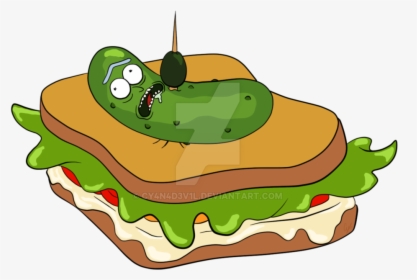 Transparent Pickle Rick Face Png - Fast Food, Png Download, Transparent PNG