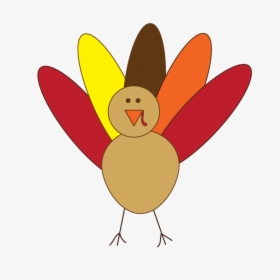 Thanksgiving Thanksgiving Clip Art - Simple Turkey Clipart, HD Png Download, Transparent PNG