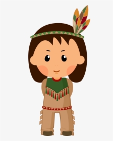 Boy Png Clipart - Native American Boy Clipart, Transparent Png, Transparent PNG