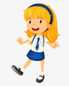 Boy And Girl Clipart Uniform - Get Dressed For School, HD Png Download, Transparent PNG