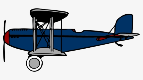 Vintage Airplane Clipart - Biplane Clip Art, HD Png Download, Transparent PNG