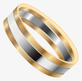 Wedding Rings Clipart Png - Clipart Golden Wedding Ring Png, Transparent Png, Transparent PNG