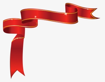 Decorative Ribbon Cliparts - Decorative Ribbon Png, Transparent Png, Transparent PNG