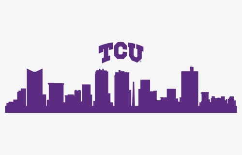 Ban Tcu Fw Skyline - Fort Worth Skyline Black And White, HD Png Download, Transparent PNG