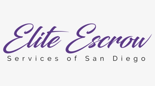 Elite Escrow Services Of San Diego , Transparent Cartoons - Calligraphy, HD Png Download, Transparent PNG