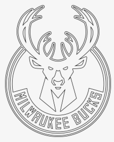 Milwaukee Bucks Nba Coloring Book San Antonio Spurs - Milwaukee Bucks Logo Drawing, HD Png Download, Transparent PNG