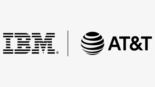 Ibm Logo Att Lockup Horiz Pos Black Rgb V2 - Circle, HD Png Download, Transparent PNG