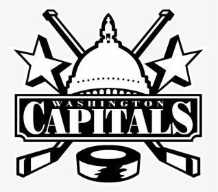 Washington Capitals Logo Black And White - Black Washington Capitals Logo, HD Png Download, Transparent PNG