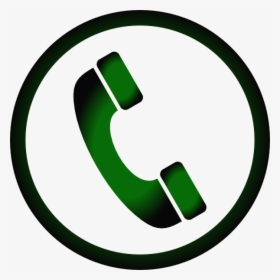 Phone Icon Clip Art - Green Phone Icon Png, Transparent Png, Transparent PNG