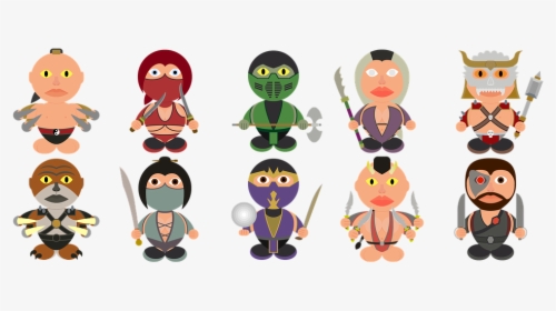 Mortal Kombat, Fan Art, Icons, Icon Set, Characters - Mortal Kombat Icons, HD Png Download, Transparent PNG