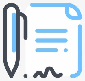 Sign Document Icon, HD Png Download, Transparent PNG